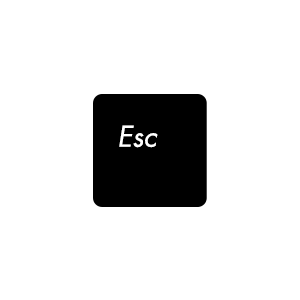 escape key