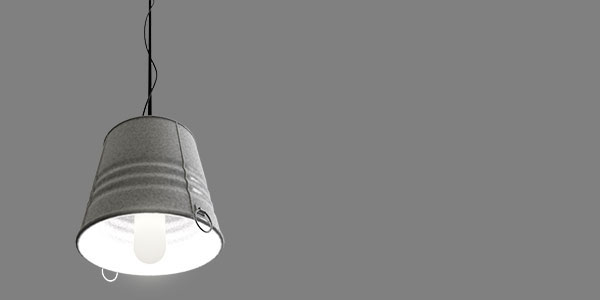 3D rendering of a bucket pendant lighting